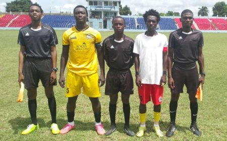 Young Referees Shine in BARFA Division Two Middle League Clash